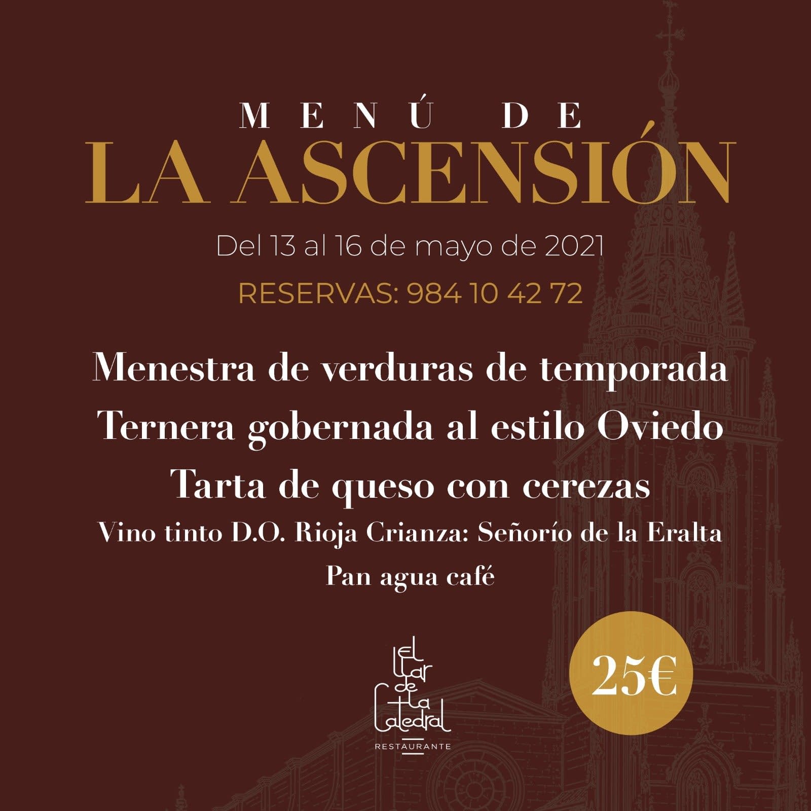 Menú de La Ascensión