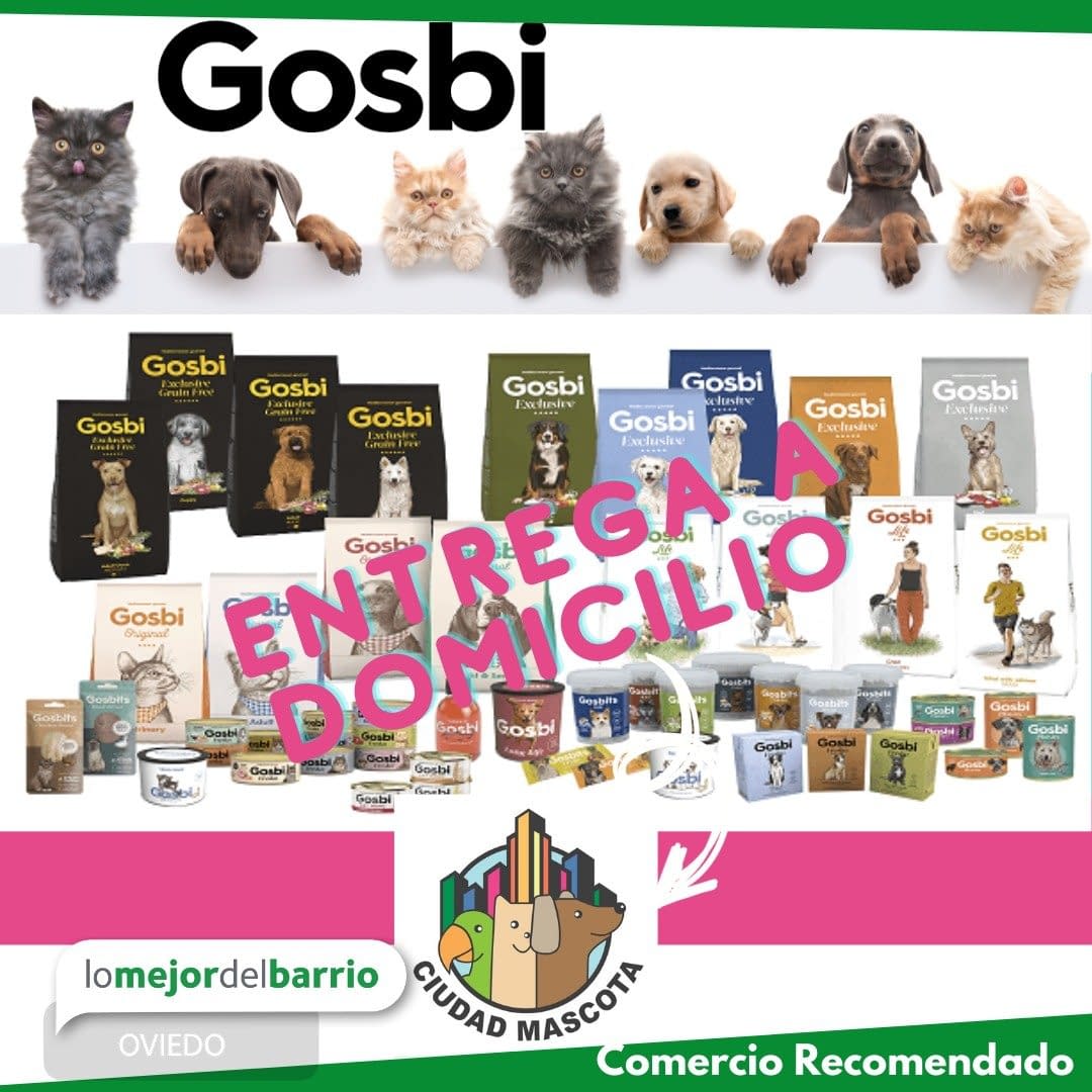 gama gosbi para perros y gatos