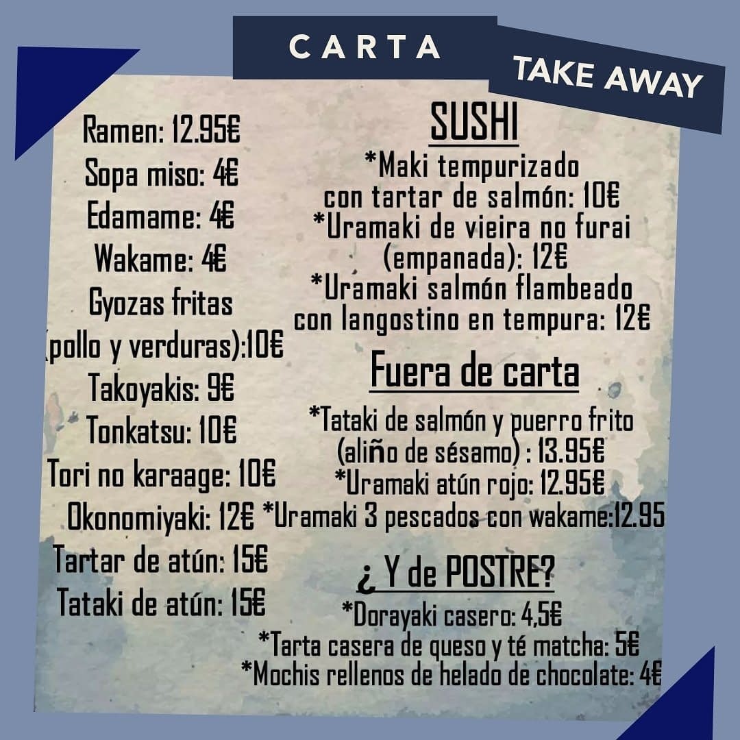 CARTA TAKE AWAY